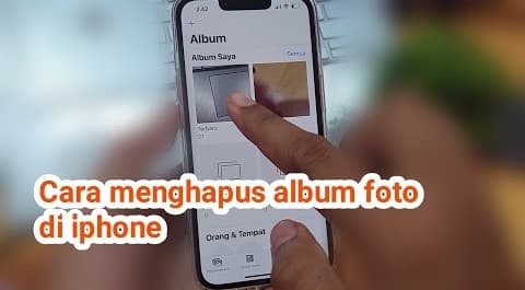 Cara Hapus Album di Iphone